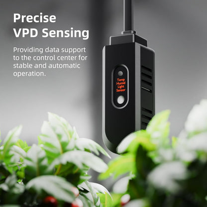 Spider Farmer GGS AC5 Power Strip Kits, 5 AC Smart APP-Based Controls Outlets, 3 in 1 Soil Sensor
