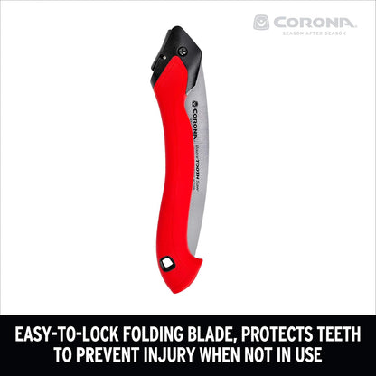 Corona Tools 10-Inch RazorTOOTH Folding Pruning Designed for Single Use | Curved Blade Hand Saw |