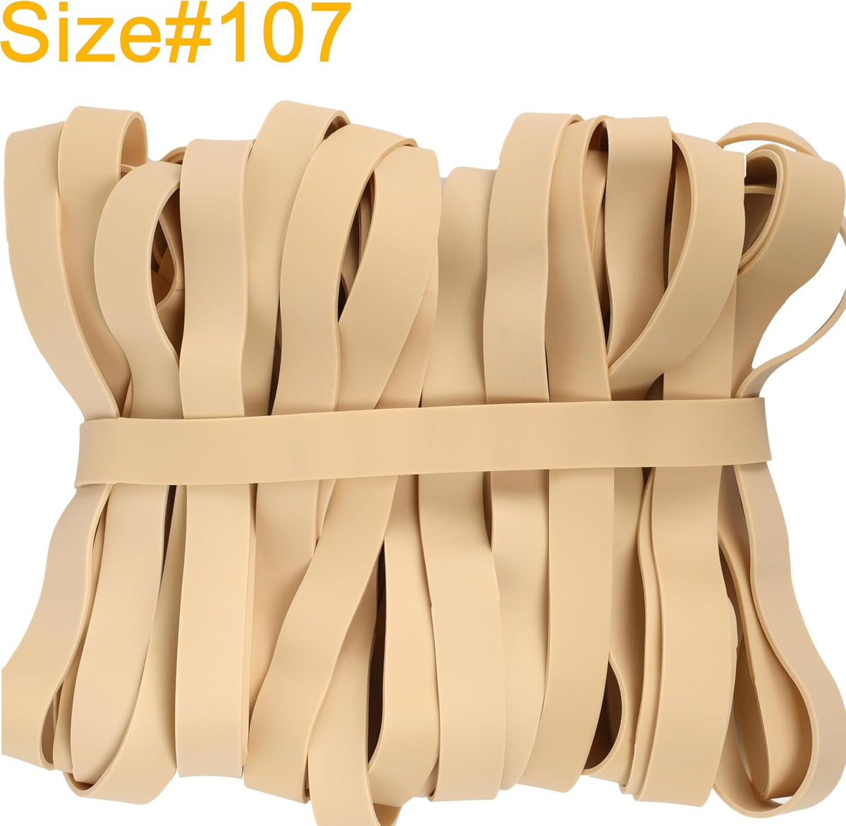 Rubber Bands Size#107 Heavy Duty Big Wide rubber band 30PCS Elastic Bands for Office Supply Trash