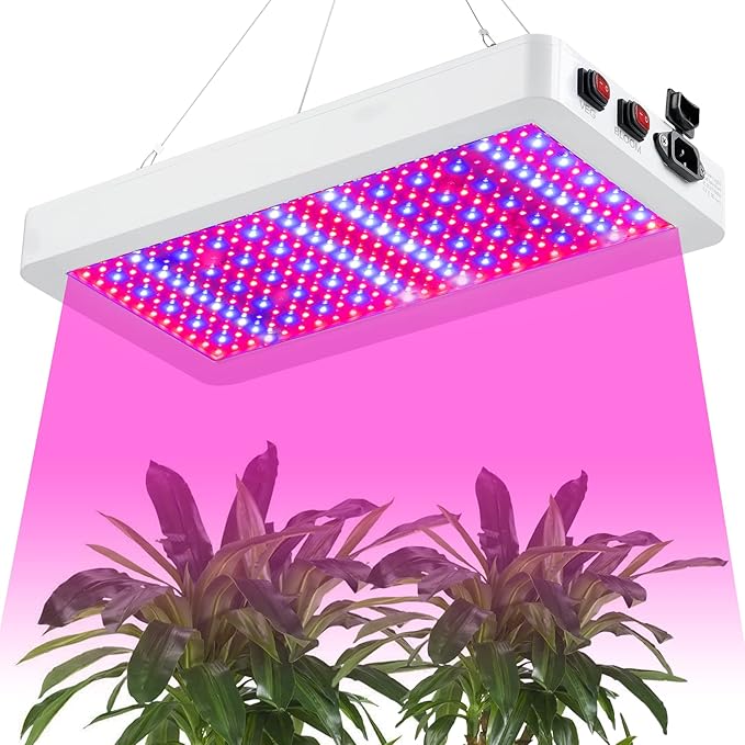 B1000W LED Plant Grow Light Dimmable,Best Grow Lights for Indoor Plants Full Spectrum, Seed
