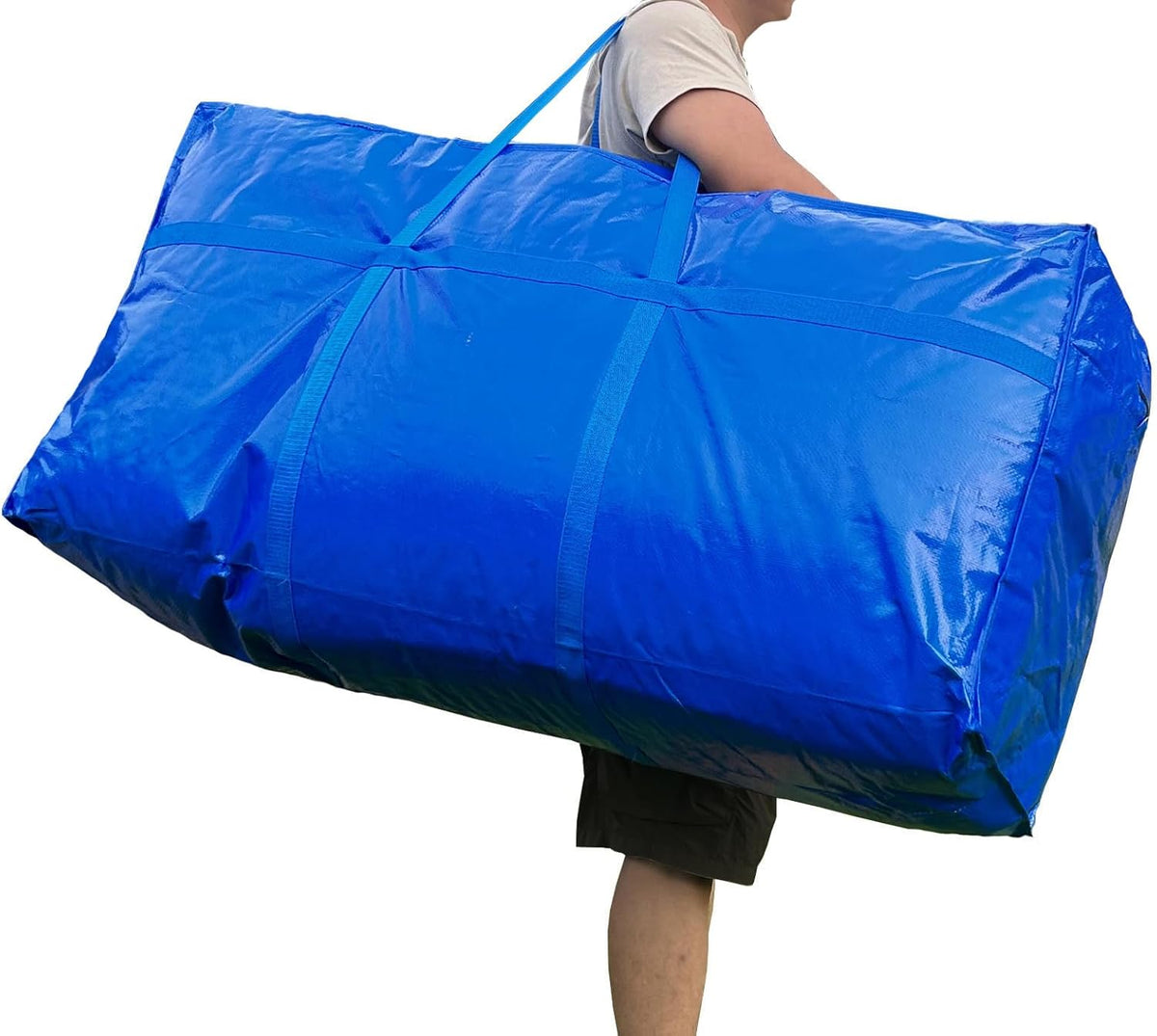 66 Gallon Extra Large Storage Bags, Huge Moving Bags Heavy Duty with Zipper and Stronger Handles