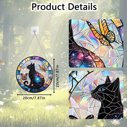 Sun Catchers Indoor Window, Acrylic Rainbow Suncatcher Window Hanging Decoration for Living Room
