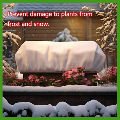 Plant Frost Cover, Rectangular Planter Plant Winter Frost Blanket, Plant Frost Tree Cover Bag with