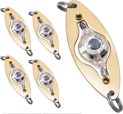 LED Underwater Fishing Lures，LED Lighted Bait Flasher，Deep Drop Fishing Lures，Fish Eye Attractive