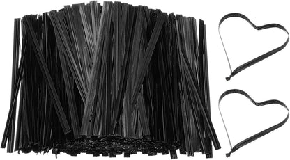 PATIKIL Bag Twist Ties 3 Inch, 800 Pcs Metallic Bread Ties for Treat Plastic Bags Gift Wrapping