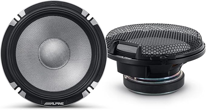 Alpine 6.5" R2 Pro-Series High-Resolution Speaker Bundle - A Pair of R2-S6533-Way Component