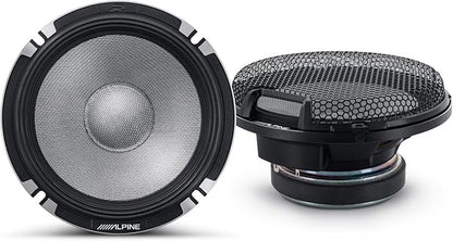 Alpine 6.5" R2 Pro-Series High-Resolution Speaker Bundle - A Pair of R2-S6533-Way Component