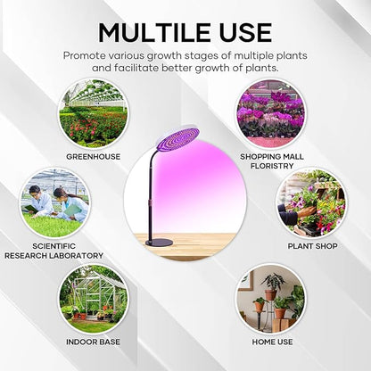 Desk Grow Light, 288 LEDs Red Blue White Full Spectrum Plant Light for Indoor Plants,3490 Lumen