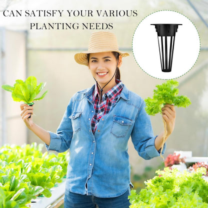 Cunhill 100 Pcs Hydroponic Growing Kit Include 50 Pcs Plant Replacement Basket Containers and 50