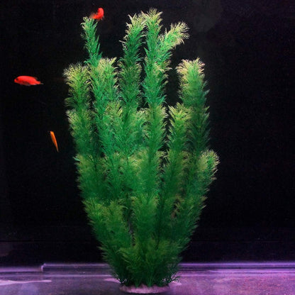 Hamiledyi Aquarium Plants Plastic Decor Fish Tank Green Decorations Plants Ornament Safe for All