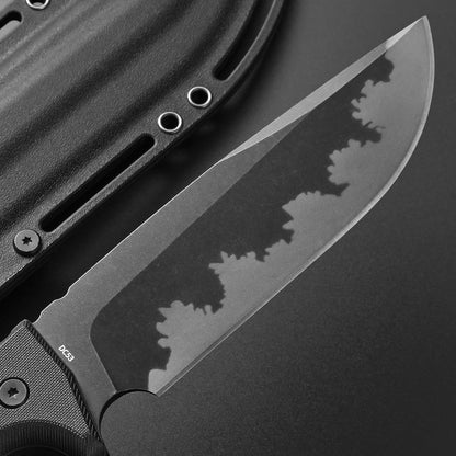 GTK7 Fixed Blade Knife DC53 Steel Blade Full Tang Nylon Fiberglass Handle EDC Fixed Knifes for