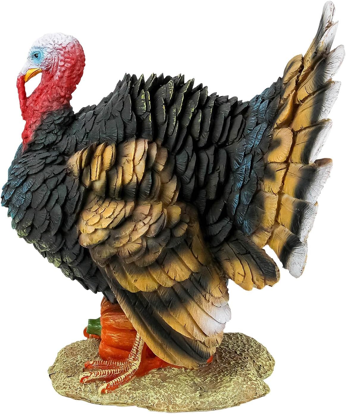 Design Toscano QM2373100 North American Turkey Statue,full color,Small