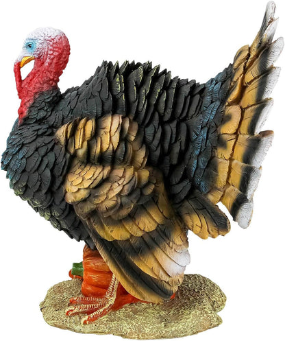 Design Toscano QM2373100 North American Turkey Statue,full color,Small