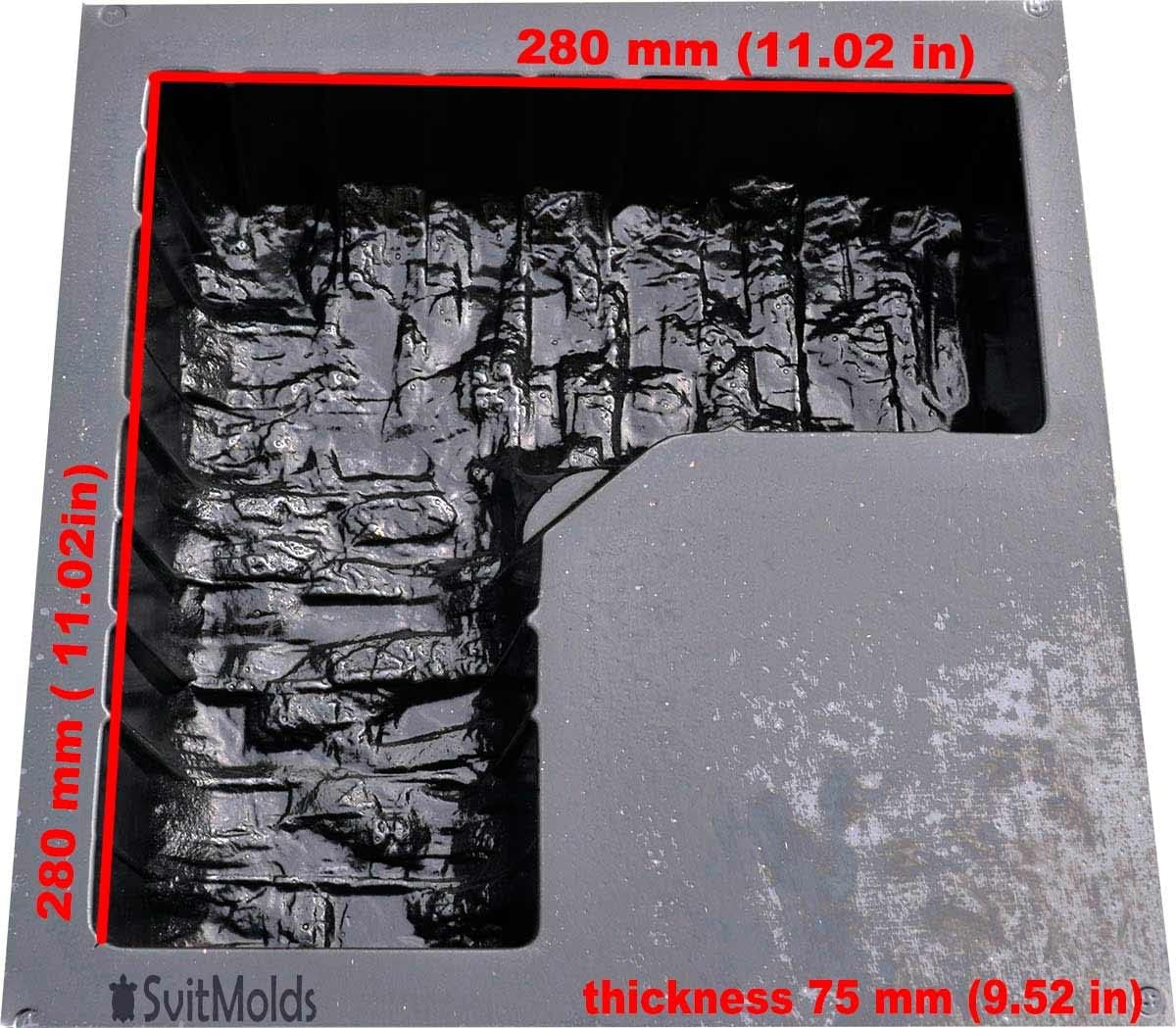 Concrete Mold Garden Edging Stone Garden Edging Tree Landscape Flower Sold 1 Piece BR09-1