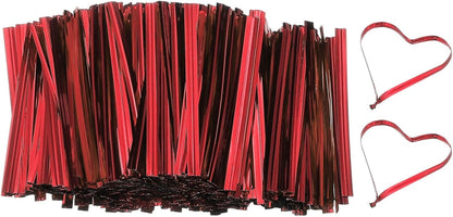 PATIKIL Bag Twist Ties 2 Inch, 800 Pcs Metallic Bread Ties for Treat Plastic Bags Gift Wrapping