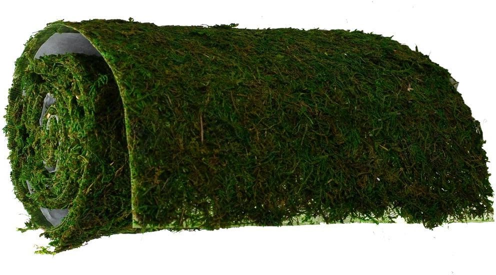 Byher Dried Moss Table Runner for Party Garden Decoration, Dark Green 30cm X 180cm ( 12" x 71" )