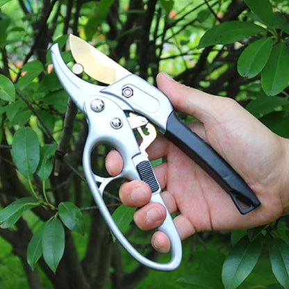 Ultra Sharp Germany Titanium Steel Pruning Shears - Cuts 3X Easier, Weak Hand Arthritis Snips