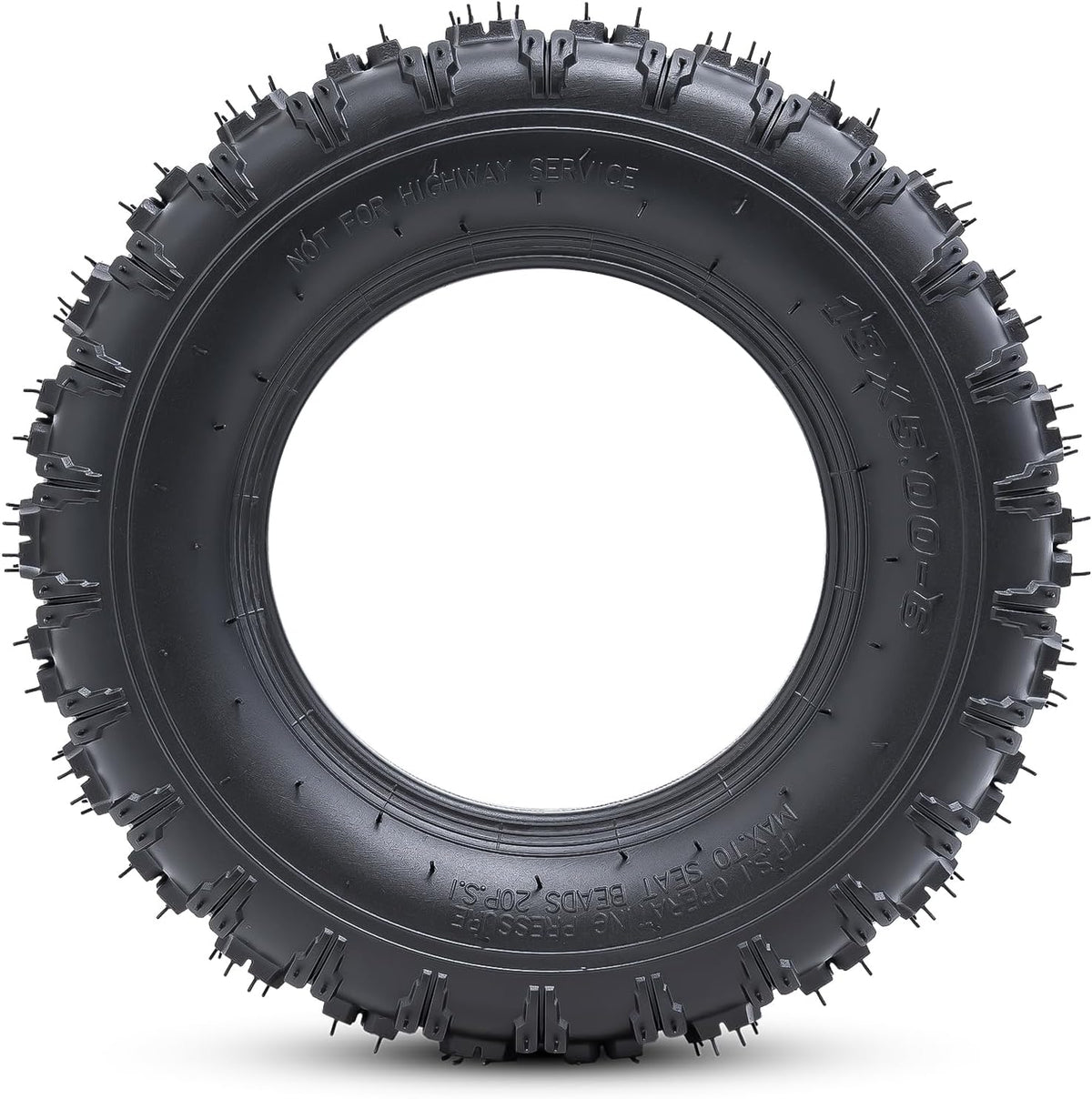 2 PCS13x5.00-6 Tires and 13X5.0-6(5.0/4.0-6) Inner Tubes for 4 Wheelers ATV,Quad Lawn, Mower