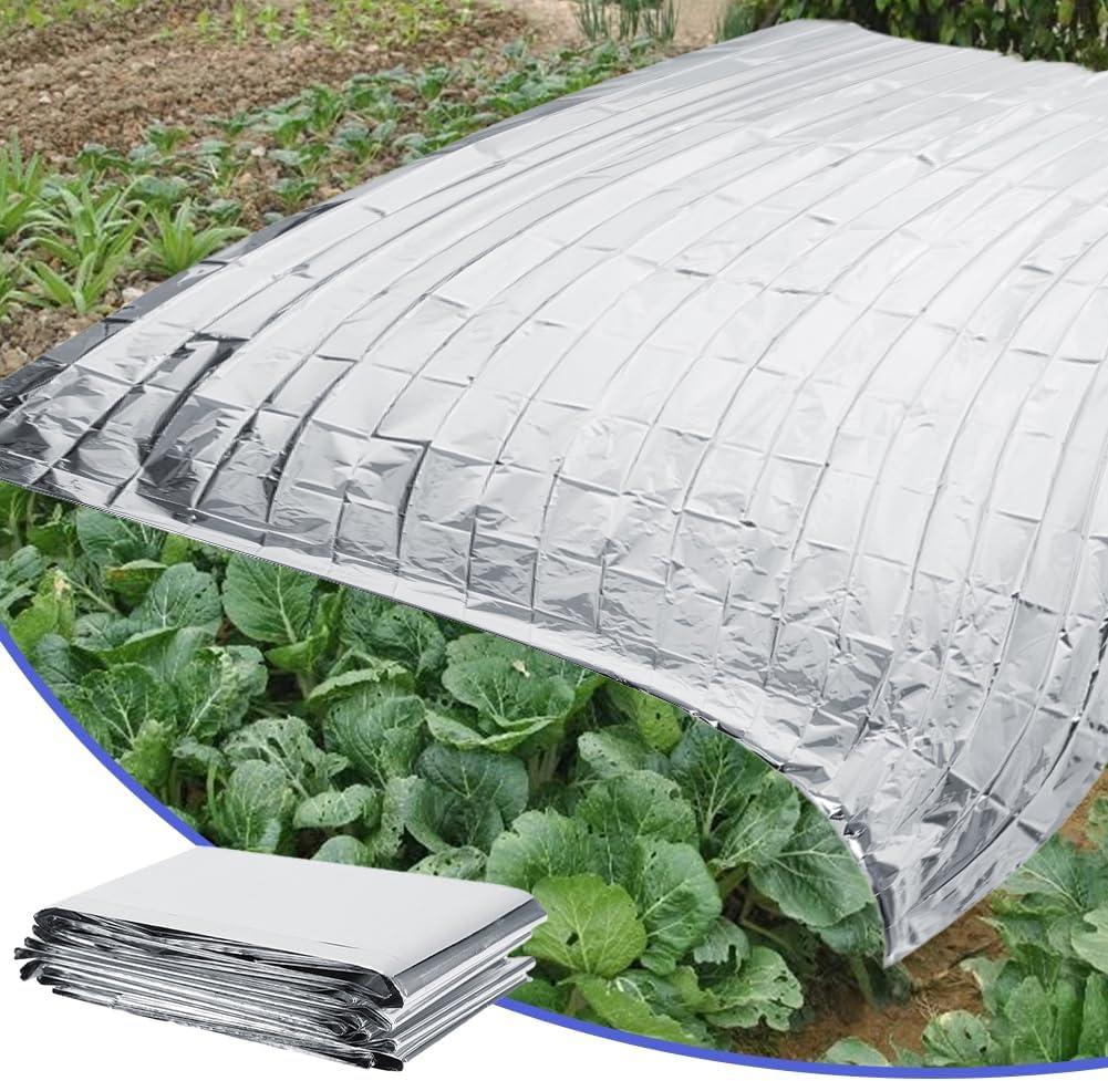 High Silver Reflective Mylar Film, Plant Reflective Film Mylar Sheet Greenhouse Covering Foil