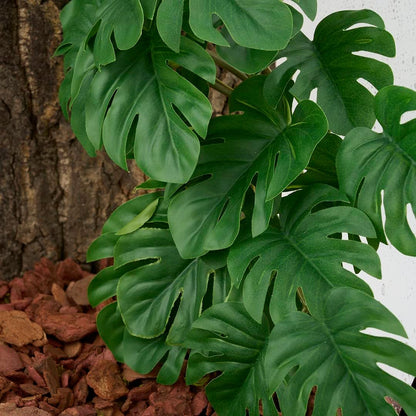 Reptile Plants for Terrarium, Amphibian Habitat Decor Artificial Hanging Plants with Suction Cup