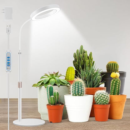 Grow Lights for Indoor Plants, 80 LED Full Spectrum Desk Plant Light for Growing Small Plant
