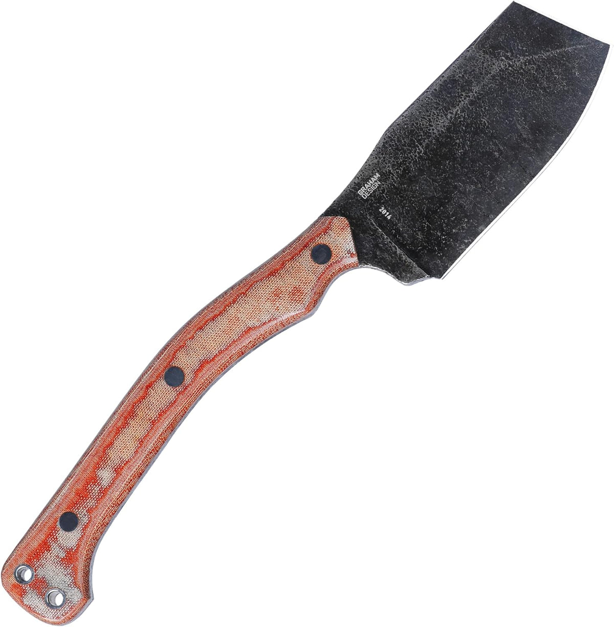 CRKT Razel Nax Fixed Blade Knife: Outdoor Razel Knife-Axe, 1075 Carbon Steel, Full Tang, Resin