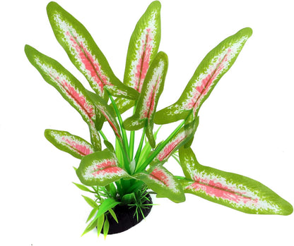 Silk Aquarium Plants for Betta Fish Tank, 2 Pcs 8 Inch Small Silk Aquarium Plant Aquatic Water