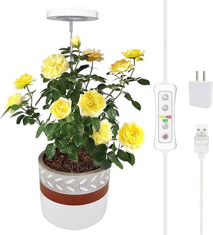 yadoker Plant Grow Light, LED Growing Light Full Spectrum for Indoor Plants,Height Adjustable