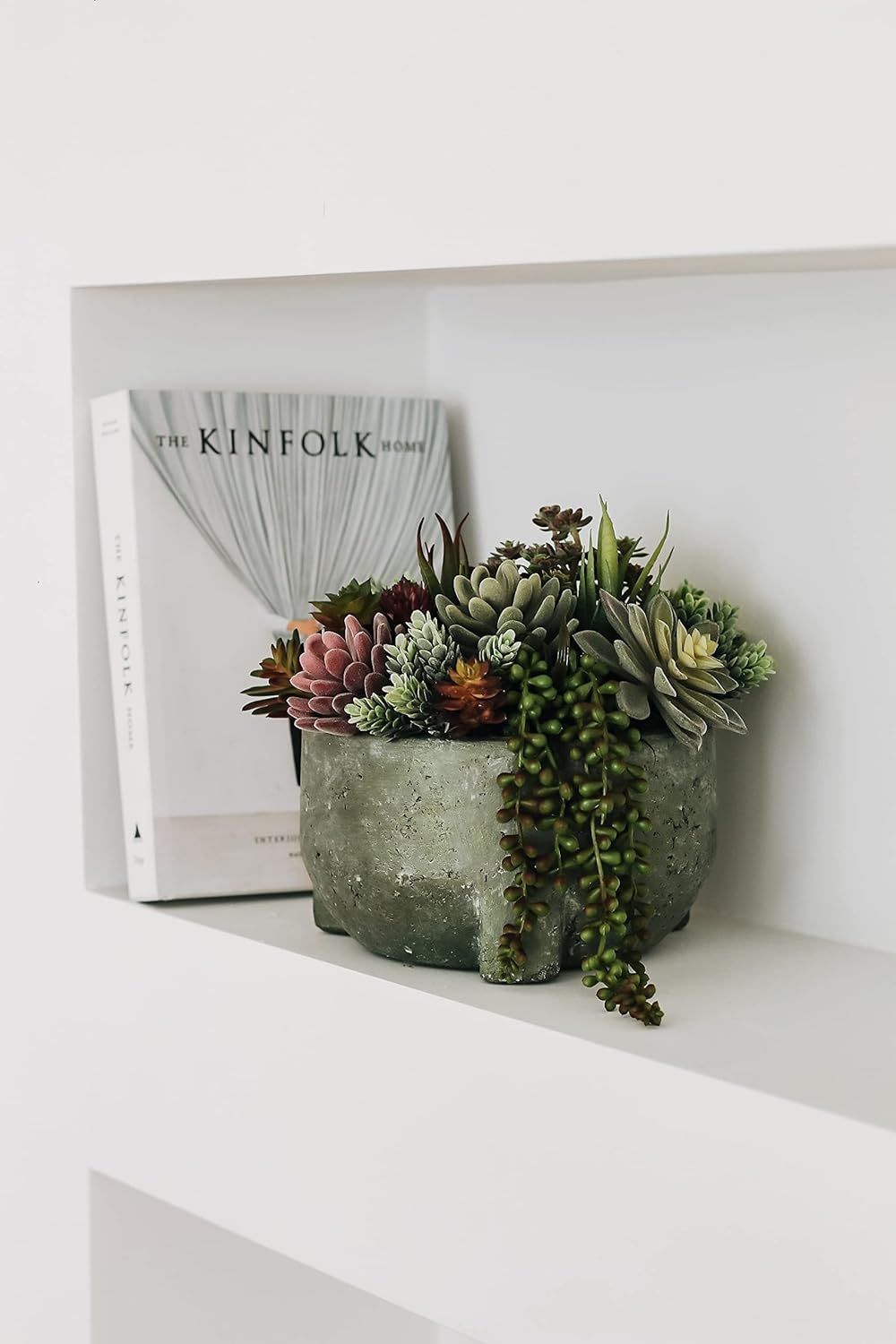Artificial Succulent Plants Fake Assorted - 16 Pack - Unpotted Face Succulent Plants - Realistic
