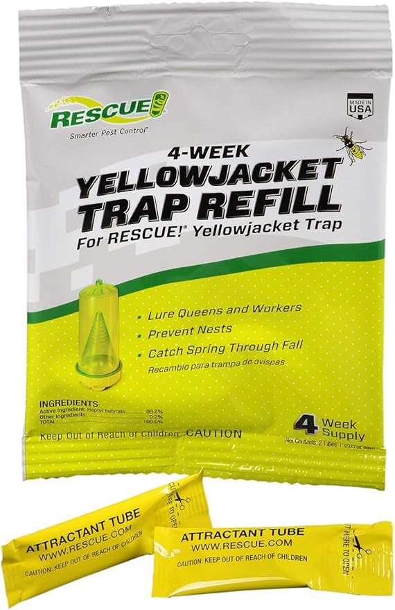 RESCUE! Yellowjacket Attractant – 4 Week Supply - 12 Pack