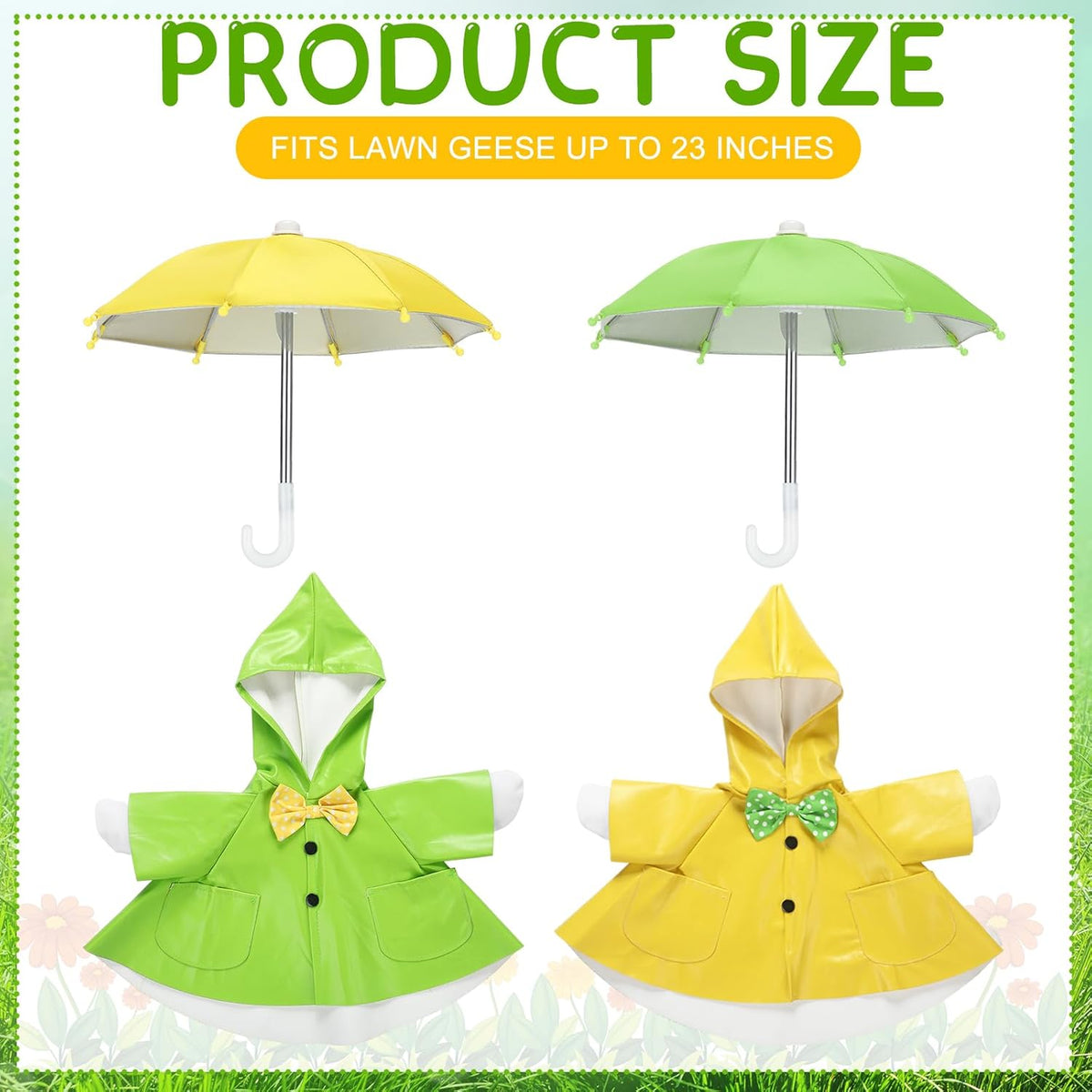 Abbylike Porch Goose Outfits Porch Yard Goose Outfits Clothes Costume Fits Large 23'' Cement for