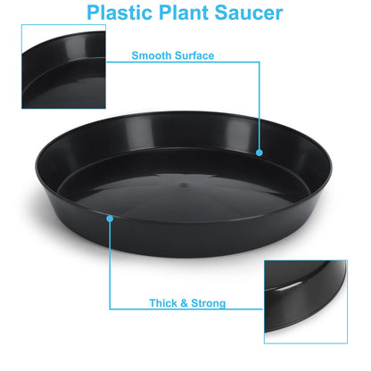 Austin Planter, 18 Inch (16.3 Inch Base), Black