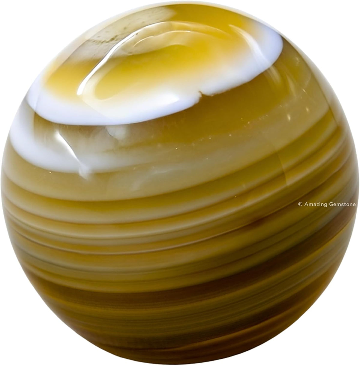 Amazing Gemstone Lace Agate Crystal Ball - 1" Inches Crystal Sphere Meditation Balls for Witchcraft