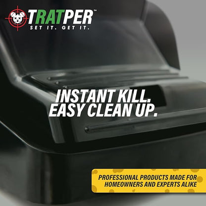 Rat and Chipmunk Traps. Prevents Accidental Triggering with Dual Tunneled Design. Covered Snap