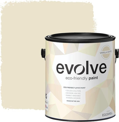 EVOLVE Paint & Primer: Environment-friendly, Low Sheen with One-coat Coverage for Interior &