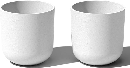 Veradek Mason Series Lima Planter - Round Planter for Indoor or Outdoor Porch/Garden | Made from