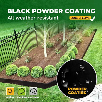 Steel Garden Edging with Top Bending Protection Metal Lanscape Edging Steel Lawn Edging 40 inch