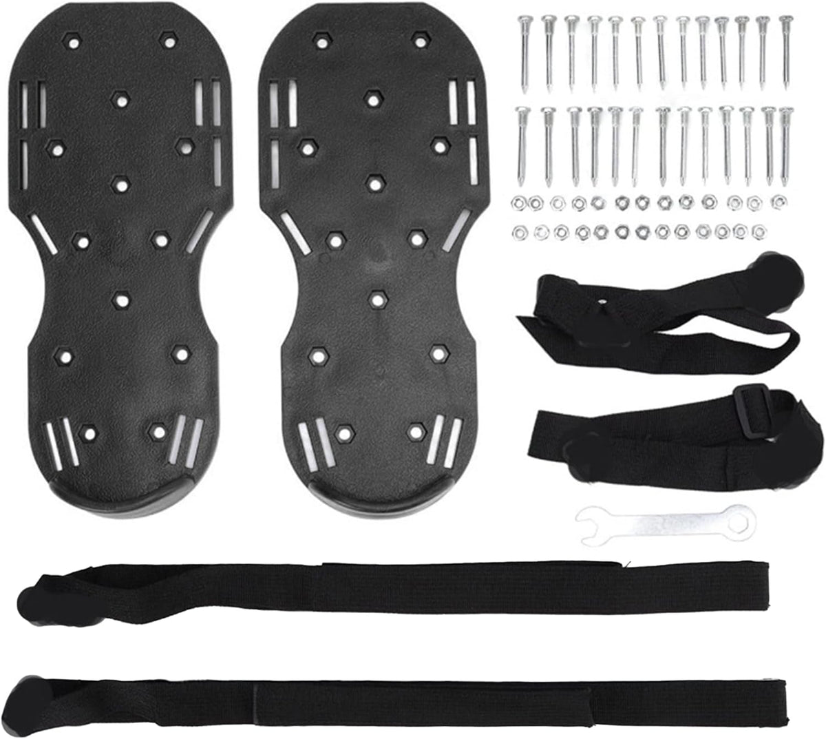 The Lawn Aerator Shoes for Grass, Epoxy Spiked Shoes with 1.65'' Sharp Short Spikes, Garden Grass