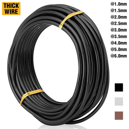 Bronze-4.0-Anodized Aluminum Bonsai Training Wire 250g Large Roll,Many Size to Choose,KSVZS