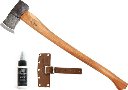 1844 Helko Werk Germany Traditional Saxon - Made in Germany Heavy Duty Splitting Axe for Chopping