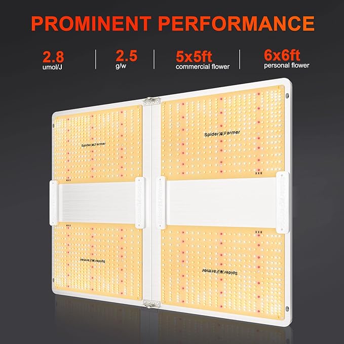 SPIDER FARMER SF7000, Samsung LM301B Diodes Led Grow Light, Full Spectrum Plant Grow Light, 650W