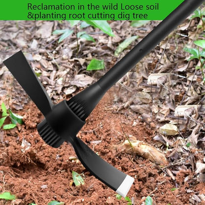 Garden Pick Cutter Mattock, 36" Heavy Duty Pick Axe with Forged Heat Treated Steel Blades Hoe for