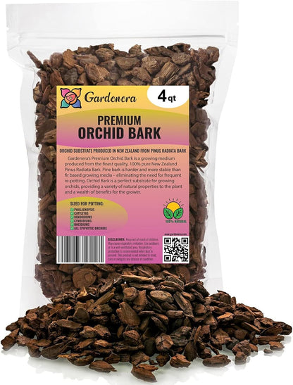 Premium Grade New Zealand Pinus Radiata Bark by Gardenera - Organic Hand Mixed New Zealand Pine