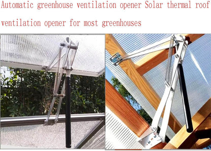 Automatic Greenhouse Ventilation Solar Thermal Roof Ventilation Automatic Window Opener, Greenhouse