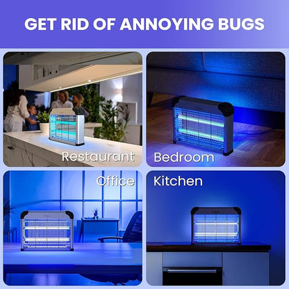 LiBa Bug Zapper Replacement UV Lamp Bulb - 10W Light Tubes, Compatible with 20W Indoor Electronic