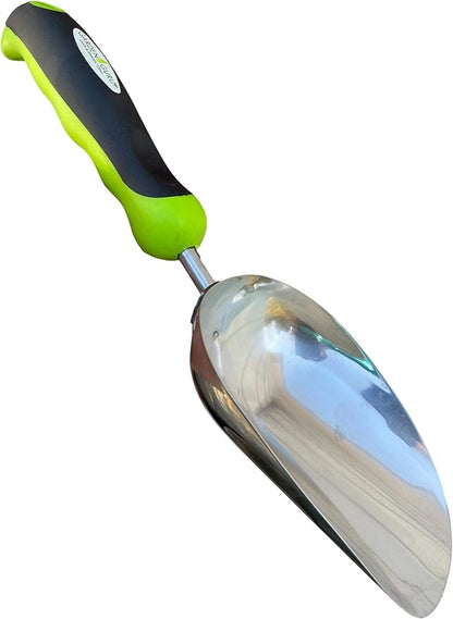Garden Guru Super Strong Garden Scoop Trowel Shovel Transplanter - Stainless Steel - Rust Resistant