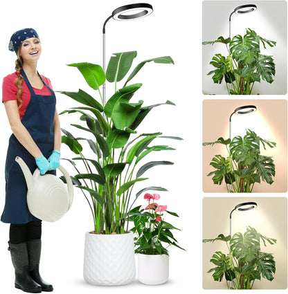 Wolezek Grow Lights for Indoor Plants Full Spectrum, 80 LEDs 3 Colors Grow Light, 65in Large Plant