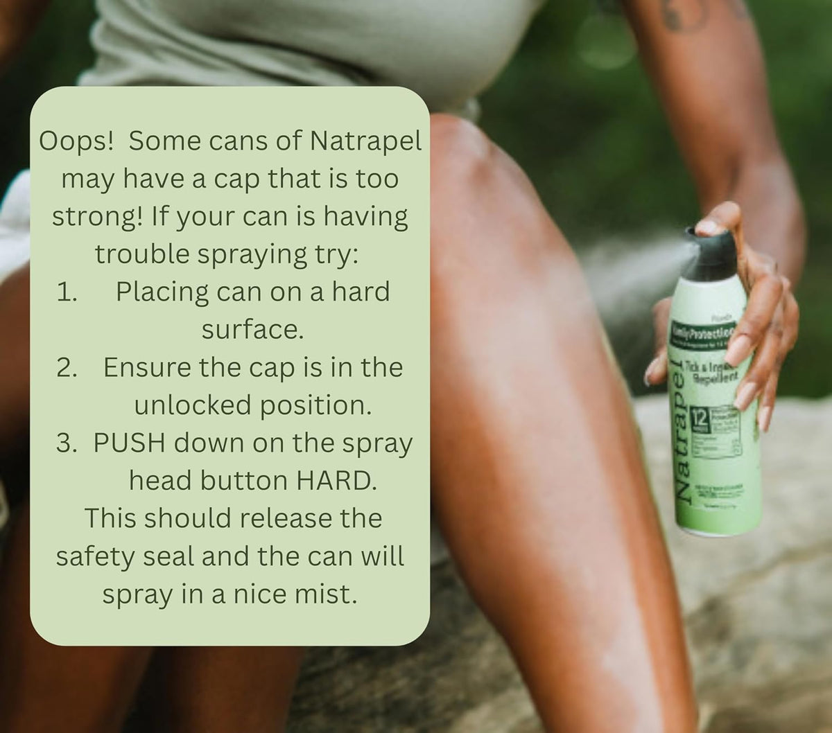 Natrapel Tick & Insect Repellent Eco-Spray - Bug Spray with 20% Picaridin - Family Protection