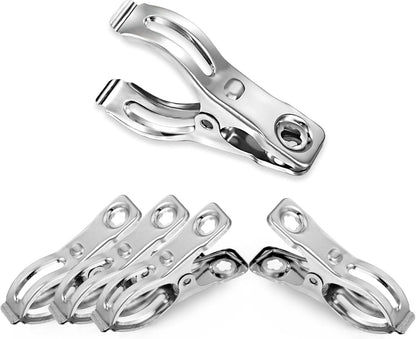 20 Pcs 2.3inch Pvc Clamps, Gardening Clips for Netting, Greenhouse Clamps Made of Stainless Steel