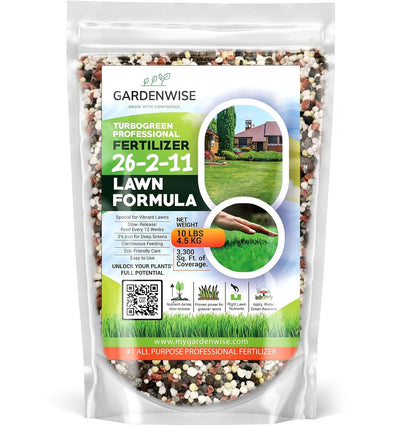 TurboGreen: Premium Lawn Fertilizer with Iron - Advanced Nitrogen & Iron-Rich Formula for Lush